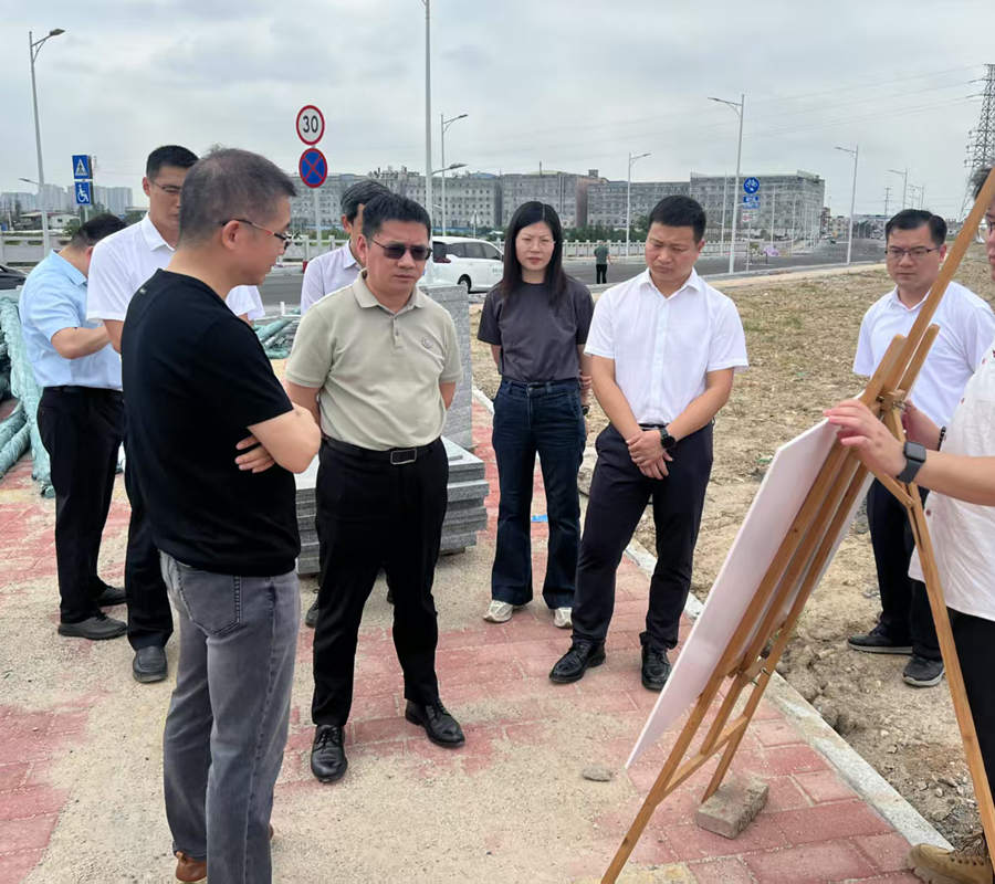 佛山市副市長陳新文調(diào)研科伺智能新總部基地建設(shè)